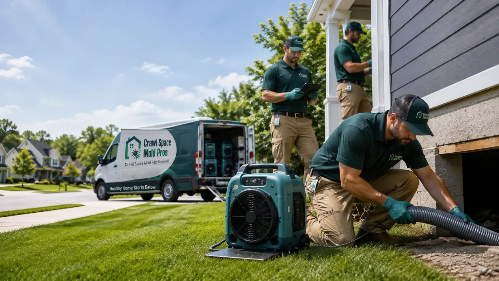 Crawl Space Mold Removal in Callender, IA